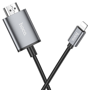 Hoco UA27 HD on-screen Cable iPad iPhone Ligthning to HDMI - Grey